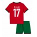 Maillot de foot le Portugal Rafael Leao #17 Domicile vêtements enfant Europe 2024 Manches Courtes (+ pantalon court)